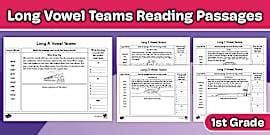 Vowel Teams Phonics Display Posters