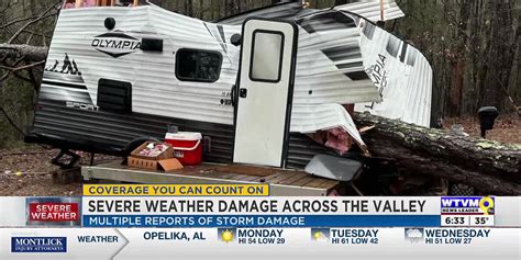 Severe weather damage across the Valley