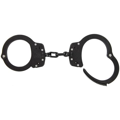Smith & Wesson Model 100 Carbon Nitride (Melonite) Black Handcuffs