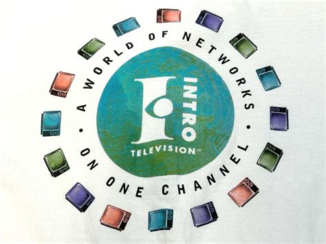 テレビだらけ 90s INTRO TELEVISION 32チャンネル Tシャツ【XL】シングルステッチ | BACK IN THE DAYZ.
