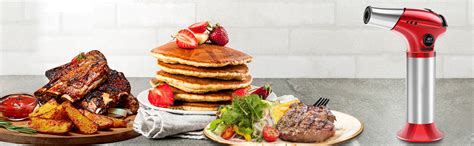 Buy Blow Torch - Refillable Culinary Kitchen Torch Butane Cooking Torch ...