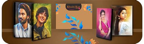 Khushi kart canvas print Oil Painting creative Personalized gift for ...