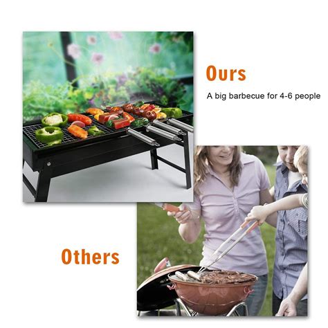 Charcoal Grill,Portable Barbecue Grill Folding BBQ Grill,Small Barbecue ...