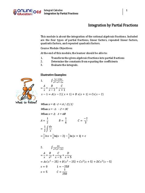 Image result for Integration by Partial Fraction Complex Example