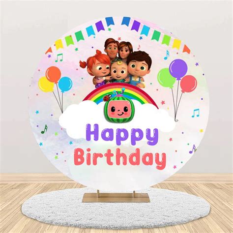 Buy Cocomelon Party Decoration Backdrop | Party Supplies | Thememyparty ...