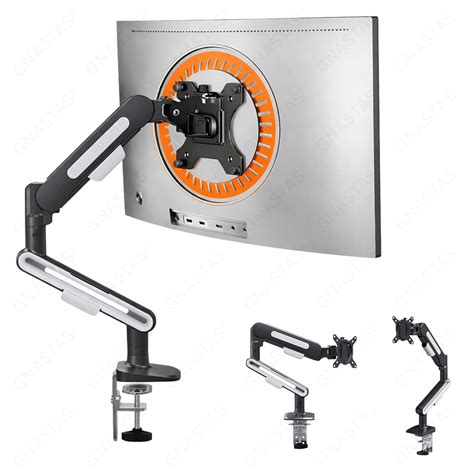 GNASTAS® Heavy Duty Single Monitor Arm Monitor Stand Gas Spring Desk ...