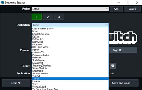 Image result for vMix Stream Key
