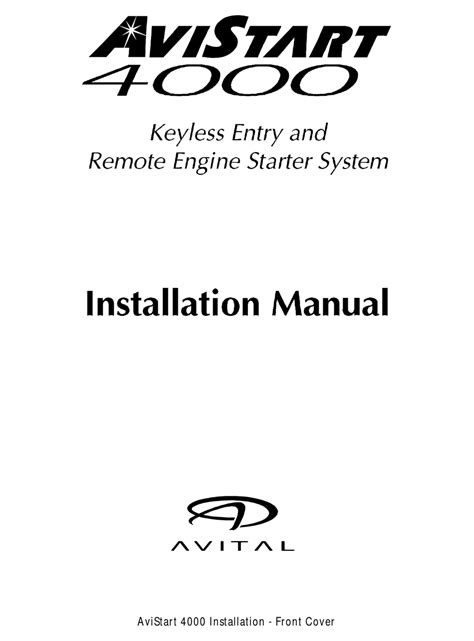 Image result for How to Program Avital 7143L Remote