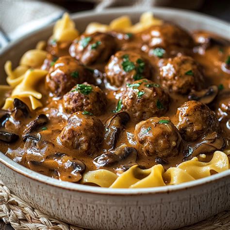 Meat Ball Stroganoff