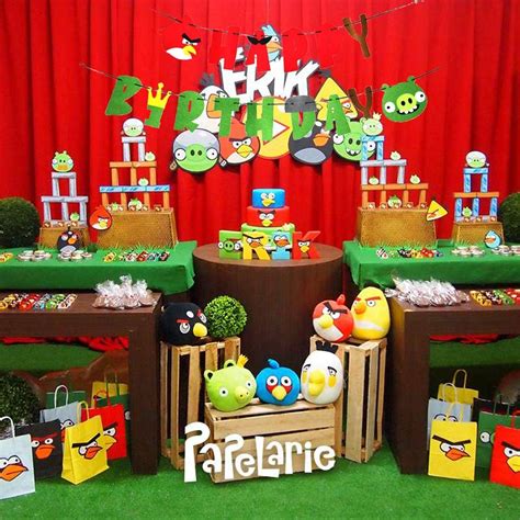 Buy Angry Birds Birthday Banner Angry Birds Game Theme Birthday ...