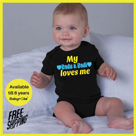 My Dadu Dadi Loves Me – Baby robe by namro