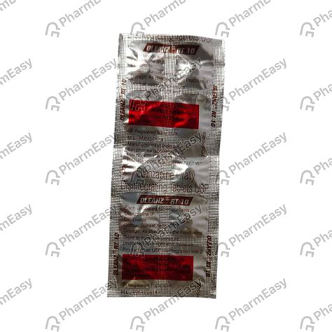 Buy Oleanz Rt 10 MG Tablet (10) Online at Flat 15% OFF | PharmEasy