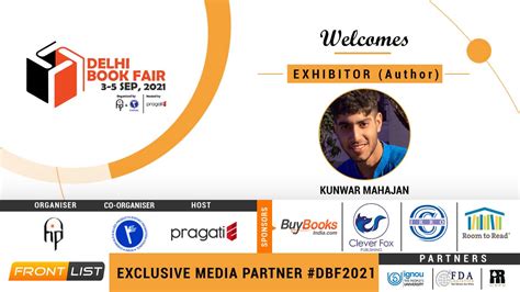Delhi Book Fair 2021 : Kunwar Mahajan Is Participating As An Exhibitor