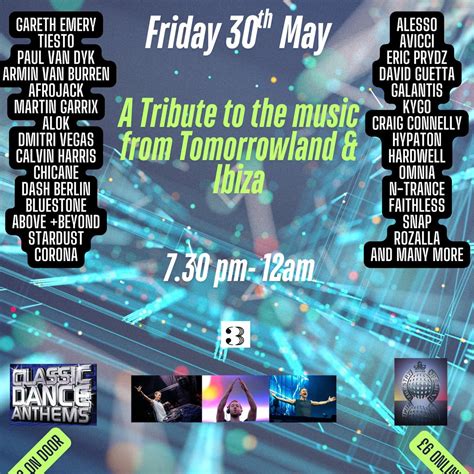 A Tribute to the music from Tomorrowland v Ibiza, The 3 Stories ...