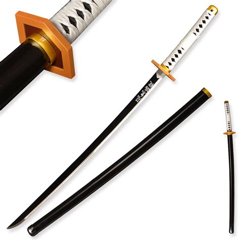 Buy Carbon Steel DemonSlayer Real Metal, Handmade Katana Anime Cosplay ...