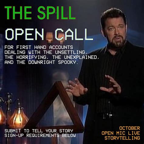 The Spill: Tales of the Unexplained III, Flying M Coffee Nampa, October ...
