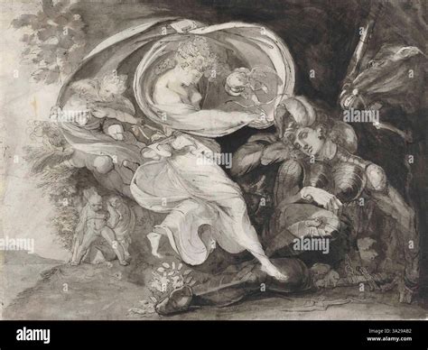 Henry Fuseli’s illustration from Edmund Spenser's 'The Faerie Queene' depicts the magical moment ...