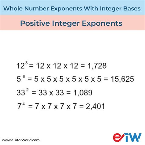 Image result for Integer Exponentbs