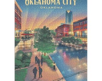 Oklahoma Puzzle | Etsy