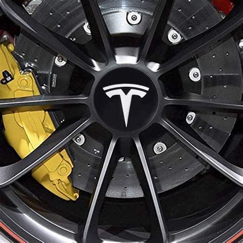 Buy 4pcs 2.22inch Car Logo ABS Material Fit T Wheel Center Cap Sticker ...