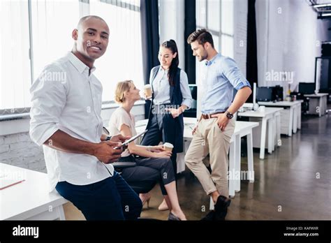 Smiling African American Businessman 的图像结果