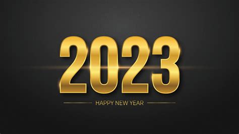 2023 feliz año nuevo diseño elegante - ilustración vectorial de números ...