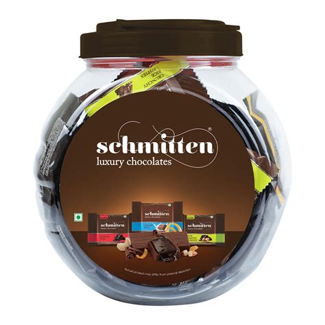 Schmitten Home Bites Assorted Dark and Milk Chocolates Minis, 480g Jar ...