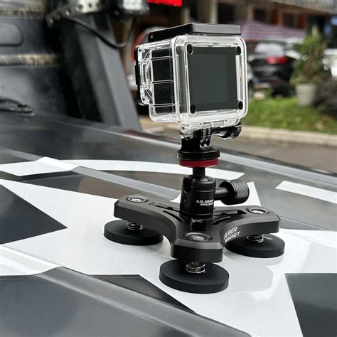Amazon.com: ULIBERMAGNET Magnetic Action Camera Mount,Solid Aluminum Magnetic Mount Tripod with ...