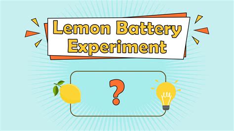 Lemon Battery Experiment: Lighting Up LEDs with Super Citrus Power ...