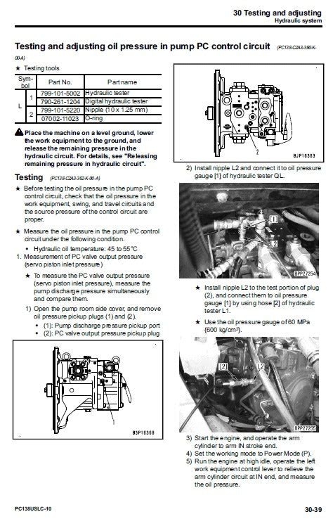 Komatsu PC210, PC210LC, PC210NLC PC240LC, PC240NLC-7K Excavator Pdf ...