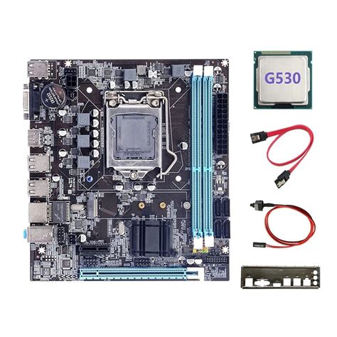 Amazon.in: Buy mainboard H61 Motherboard+G530 CPU+SATA Cable+Switch ...