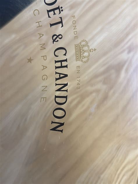 Moet & Chandon Champagne Ice Bucket Gold Clear | Ubuy India