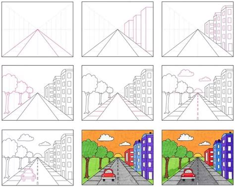 Image result for One Point Perspective Drawing Lesson