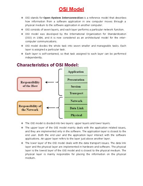 4.OSI Mode1 - osi - OSI Model OSI stands for Open System ...