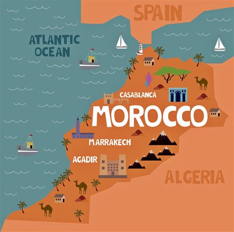 Morocco On A World Map