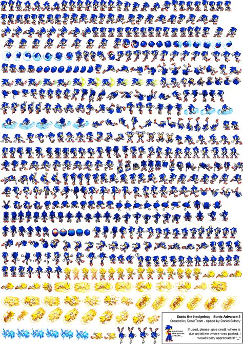 Sonic Advance Sprite sheet by Lucario51 on DeviantArt