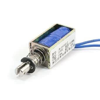 Alcoa PrimeOpen Frame Linear Motion Solenoid Electromagnet 10mm 40g 12V ...