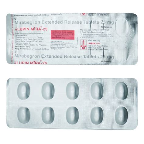 Lupin Mira 25 Tablet | Uses, Side Effects, Price | Apollo Pharmacy