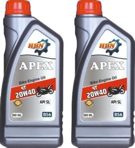 HBN APEX 20W40 SL 900 ML APEX 20W40 SL 900 ML Full-Synthetic Engine Oil ...