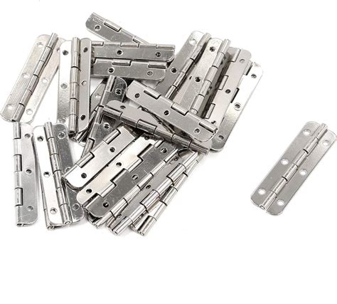 Buy T Tulead Silver Cabinet Hinges 2x0.63 Butt Folding Hinges Outdoor ...