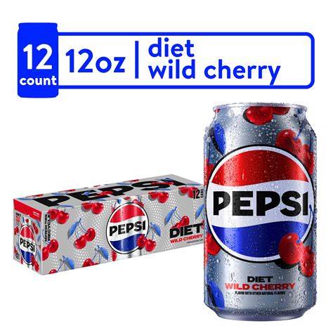 Diet Pepsi Wild Cherry Soda - 12 Pack Cans