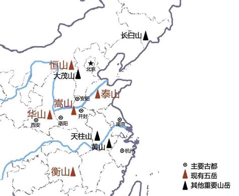中国五岳山是哪五座山各在哪个省? 中华五岳概览!_华夏智能网