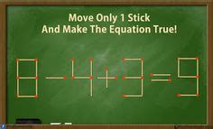 Image result for Toothpick Math Puzzles