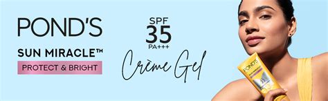 POND’S Sun Miracle SPF 35 PA+++ Crème Gel Sunscreen - Protect & Bright ...