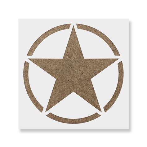 Buy Star Stencil - Army Stencils, Us Army Stencil, Large Star Stencil ...