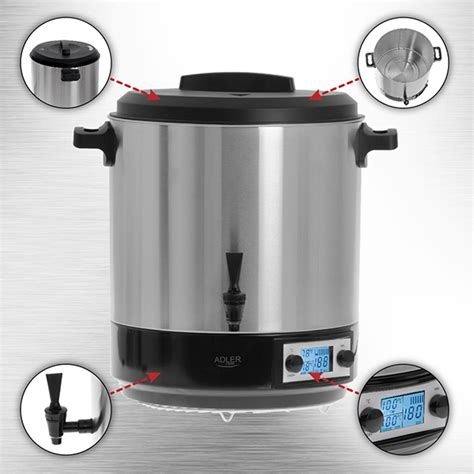 Električni aparat za pasterizaciju 28 l Adler AD4496 | Volim svoj dom