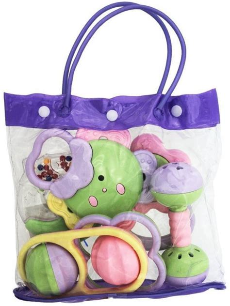 A R ENTERPRISES 6 Pcs Baby Bag Rattle set Rattle (Multicolor) Rattle ...
