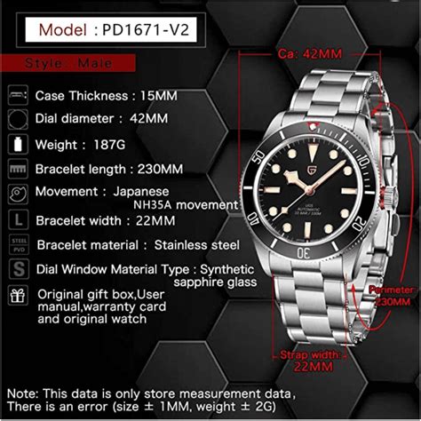 Pagani Design PD-1671 V2 42mm Mens Automatic Waterproof – DREAM WATCHES