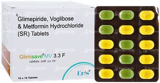 Glimisave Mv 3.3 F Tablet 15: Uses, Side Effects, Price & Substitutes