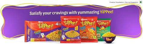 Sunfeast YiPPee! Mood Masala long, non-sticky noodles | with 2X spice ...